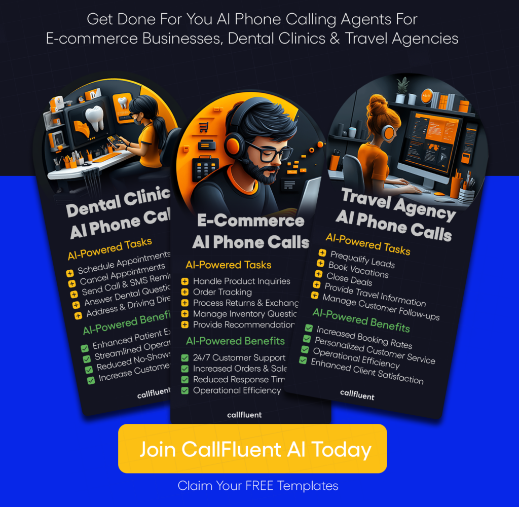 callfluent ai voice agents templates