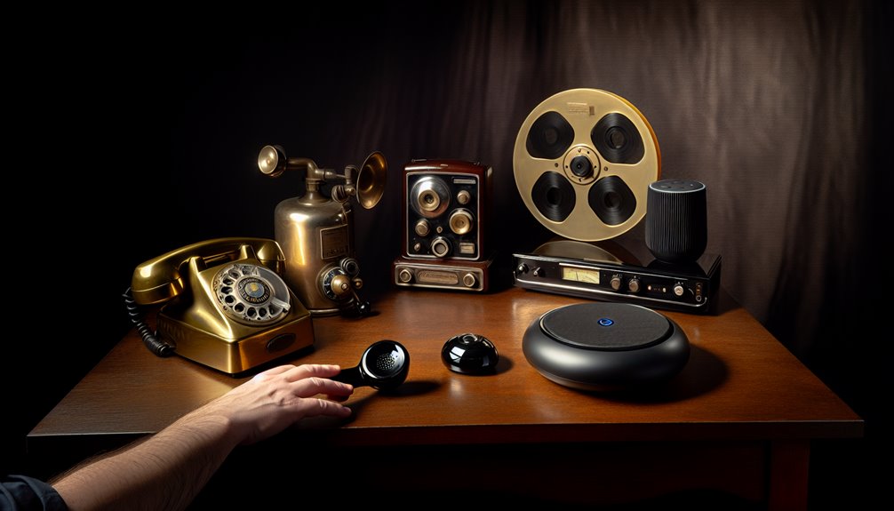 from telephones to talking machines